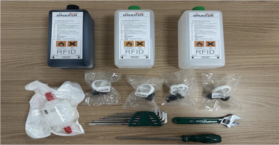 德力科喷码机过滤器保养更换-适用于德力科E型机和F型机